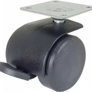 Zestaw kołowy meblowy skrętny hamulec 50mm (42x42) Ostatnia szansa